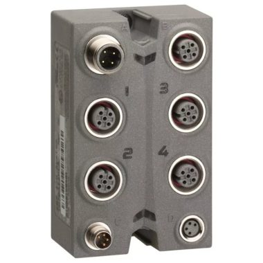 SCHNEIDER TM7BAO4VLA IP67 bővítő blokk 4 AO/12 bits,+/- 10V/M12