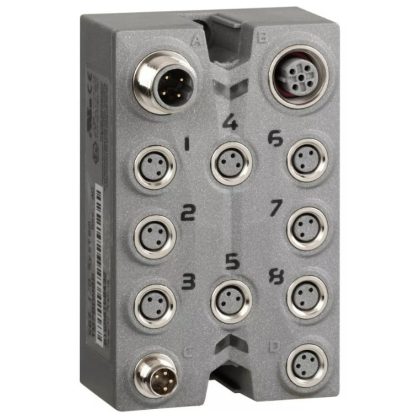 SCHNEIDER TM7BDO8TAB IP67 IO modul 8 DO 24Vdc/2A/M8