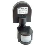   TRACON TMB-008F Mozgásérzékelő, fekete 230V, 120°, 5 s-7min, IP44