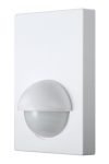 TRACON TMB-016 Mozgásérzékelő, fali, lapos, fehér 230V, 50Hz, 180°, 1-12m, 10s-15min, 3-20