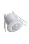TRACON TMB-061M Motion sensor, recessed, mini, white 230V, 360 °, 1-6 m, 10 s-15 min, 3-2000lux, IP20