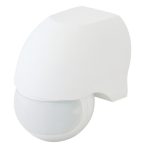 TRACON TMB-112 Mozgásérzékelő, infra falra, fehér 230V, 50Hz, 180°, max. 12m, 10s-15min, 3