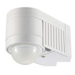   TRACON TMB-118 Mozgásérzékelő, fali, sarokelemmel, fehér 230V, 50Hz, 360°, 1-12m, 10s-15min, 3-2000lux, IP44