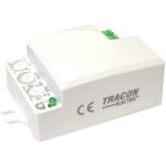   TRACON TMB-L01D Mozgásérzékelő, mikrohullámú, lámpába 230 VAC, 5,8 GHz, 360°, 1-6 m, 10 s-12 min, 3-2000lux