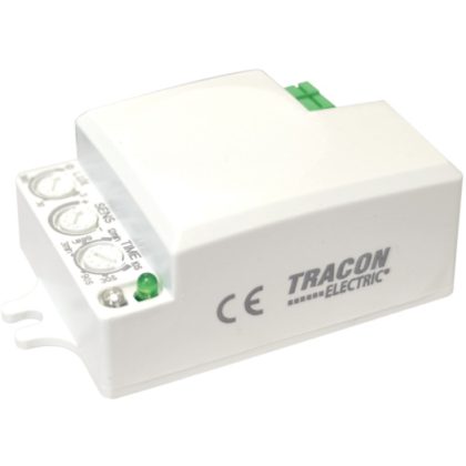   TRACON TMB-L01D Motion sensor, microwave, for lamp 230 VAC, 5.8 GHz, 360 °, 1-6 m, 10 s-12 min, 3-2000lux