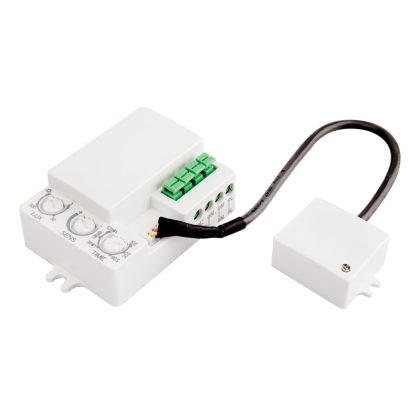   TRACON TMB-L01M Motion sensor, radar, for luminaires, with external sensor 230 VAC, 5.8 GHz, 360 °, 2-8 m, 10 s-12 min, 3-2000lux