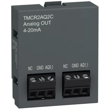 SCHNEIDER TMCR2AQ2C Modicon TMC bővítőmodul, 2AO, 4-20mA