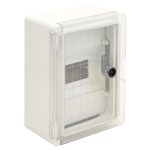   TRACON TME282113MT Dulap de distribuție din plastic cu ușă transparentă mascată 1 × 8mod, H × L × D = 280 × 210 × 130mm, IP65, IK08, 1000V AC / DC