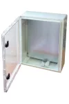 TRACON TME403017T Cutie de distribuție din plastic cu ușă transparentă H × L × D = 400 × 300 × 165mm, IP65, IK08, 1000V AC / DC, RAL7035