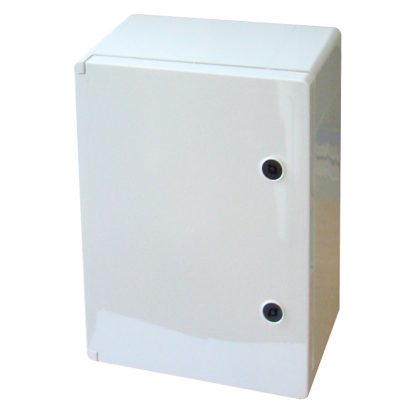   TRACON TME403020 Műanyag elosztószekrény HxWxD=400x300x195mm, IP65, IK10, 1000V AC/DC, RAL7035