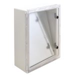   TRACON TME504018T Cutie de distribuție din plastic cu ușă transparentă H × L × D = 500 × 400 × 175mm, IP65, IK08, 1000V AC / DC, RAL7035