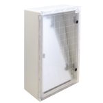   TRACON TME705025T Cutie de distribuție din plastic cu ușă transparentă H × L × D = 700 × 500 × 245mm, IP65, IK08, 1000V AC / DC, RAL7035