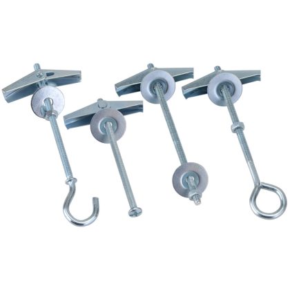 TRACON TMK Mennyezet csavar, kampó fejjel, anyával, alátéttel M4, L=95mm