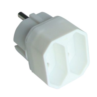 TRACON TN2 Többférőhelyes átalakító csatlakozó 2×EURO, 250VAC, max.2,5A