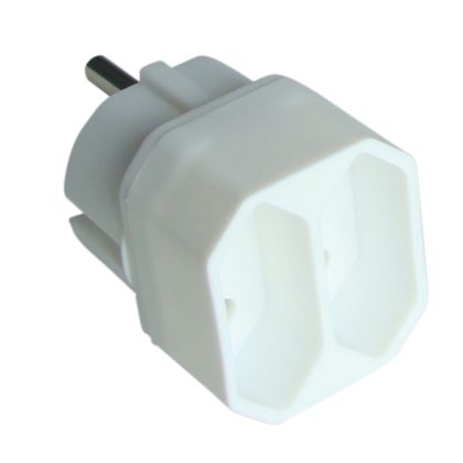 TRACON TN2 Többférőhelyes átalakító csatlakozó 2×EURO, 250VAC, max.2,5A