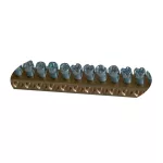   TRACON TNFS Rézsín (N/PE) max.63A, 230/400VAC, 1m, W×H=8×8mm, d=4.5mm, 152xM4