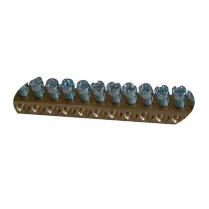TRACON TNFS Rézsín (N/PE) max.63A, 230/400VAC, 1m, W×H=8×8mm, d=4.5mm, 152xM4