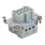   TP Electric 24-0616-200-01 Ipari nehézcsatlakozó, dugalj betét, 6x16A/500V/6P+F