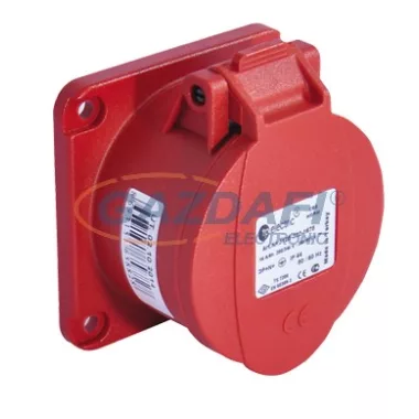 TP Electric 3005-322-1675 5X16A - Beépíthető dugalj (rugós - gyors bekötésű) IP44 75x75 egyenes TP Electric 3005-322-1675 5X16A - Beépíthető dugalj (rugós - gyors bekötésű) IP44 75x75 egyenes