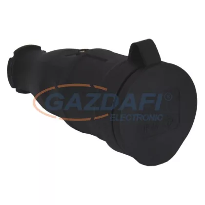 TP Electric 3101-304-0300 Gumi dugalj csapfedeles 16A fekete (24db/doboz) TP Electric 3101-304-0300 Gumi dugalj csapfedeles 16A fekete (24db/doboz)