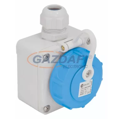 TP Electric 3101-380-0900 Ráépíthető dugalj, 2P+F, 1x16A, IP68 TP Electric 3101-380-0900 Ráépíthető dugalj, 2P+F, 1x16A, IP68