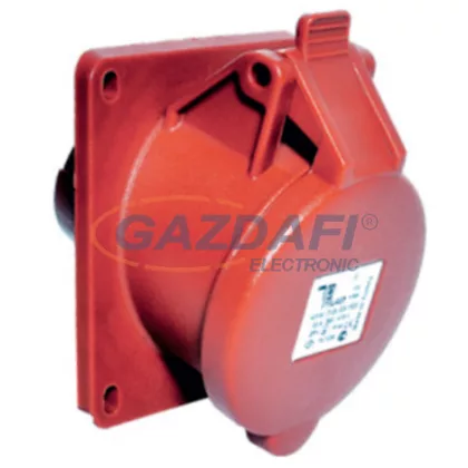   TP Electric 3107-309-1600 5X32A - Beépíthető dugalj (ferde) -83x90 alap (IP44)
