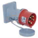   TP Electric 3107-318-1600 5x32A - Beépíthető dugvilla (ferde)- 83x90 alap (IP44)