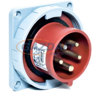 TP Electric 3108-320-1600 5x32A - Beépíthető dugvilla (egyenes) - 83x90 alap (IP67)