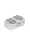 TP Electric 3201-125-0601 Dupla 220V dugalj - fedéllel (vízszintes) - IP54 (5db/doboz)