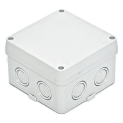   TP Electric 3310-213-0600 Kötődoboz 110x110x70 IP67 perforált oldalfalú, teli tető, 8db kikönnyítés