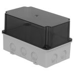   TP Electric 3310-218-0100 Junction box 130x220x140 IP67 high, transparent roof, 8 lightenings