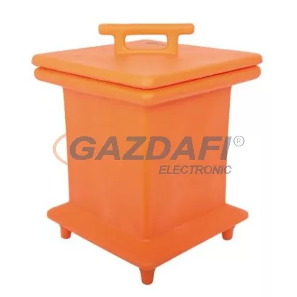   TP Electric 3332-000-2300 Energia zsámoly - üres, narancssárga mobilbox, 420x420x600mm