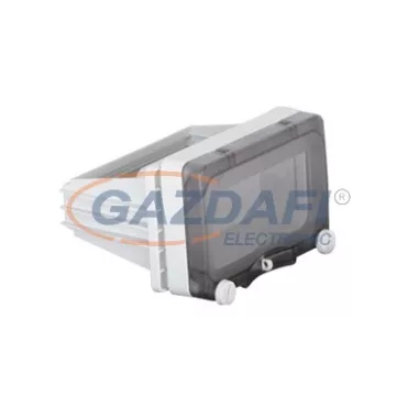 TP Electric 3340-324-0600 Modul ablak 4 férőhelyes süllyesztett, kalapsínnel, 80mm mély