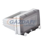   TP Electric 3340-326-0600 Modul ablak 6 férőhelyes süllyesztett, kalapsínnel, 80mm mély