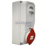   TP Electric 3405-306-0600 Interlock, tokozott csatlakozó aljzat leválasztó kapcsolóval, 5x16A, IP 44