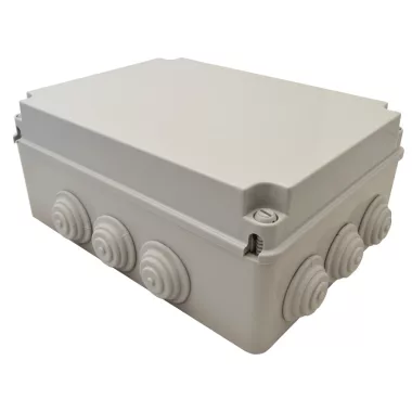 TRACON TQBY312313 Kötődoboz, falon kívüli, műanyag csavarral 310×230×130,IP55