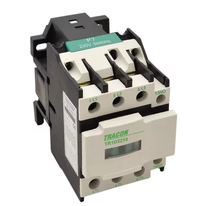   TRACON TR1D3210E7 Kontaktor 400V, 50Hz, 32A, 15kW, 48V AC, 3×NO+1×NO