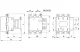 TRACON TR1E300 Nagyáramú kontaktor 415V, 50Hz, 300A, 160kW, 230V AC, 3×NO+1×NO - 2