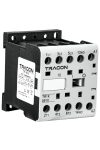 TRACON TR1K0610 Segédkontaktor 660V, 50Hz, 6A, 2,2kW, 230V AC, 3×NO+1×NO