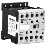   TRACON TR1K1204 Segédkontaktor 660V, 50Hz, 12A, 5,5kW, 230V AC, 4×NO