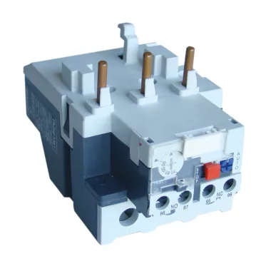 TRACON TR2HF3365 Termikus túláramvédelmi relé TR1F segédkontaktorokhoz 690V, 0-400Hz, 80-93A, 1×NC+1×NO