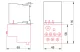 TRACON TR2HK0301 Termikus túláramvédelmi relé TR1K segédkontaktorokhoz 690V, 0-400Hz, 0,1-0,16A, 1×NC+1×NO