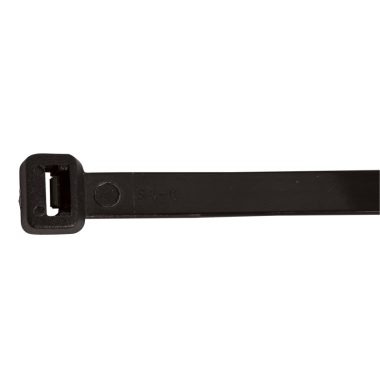 TRACON 271PR Normál kábelkötegelő, fekete 260x2.5mm, D=3-73, PA6.6