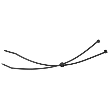   TRACON 300R Pozícionálható dupla kábelkötegelő 300x4.8mm, D=5-80mm, PA6.6