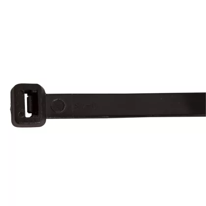 TRACON 401PR Normál kábelkötegelő, fekete 400x8.8mm, D=8.5-115mm, PA6.6