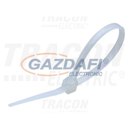   TRACON 580PR Normál kábelkötegelő, natúr 580x12.4mm, D=9-168, PA6.6, 100 db/csomag