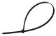 TRACON 581PR Normál kábelkötegelő, fekete 580x12.4mm, D=9-168, PA6.6