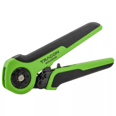 TRACON 9039-HEXAB Présszerszám szigeteletlen,-szigetelt és iker érvéghüvelyhez 0,25-6 mm2