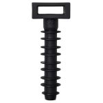   TRACON 9843 Beüthető kábelkötegelő tipli d=8mm, A=10,3×3,2mm, PA6.6