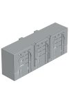 TRACON AA-KETO-00-3/66 Érintésvédelmi burkolat alsó/felső kábelbevezetéshez 3P 00, 3P, L=66 mm